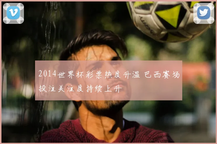2014世界杯彩票热度升温 巴西赛场投注关注度持续上升